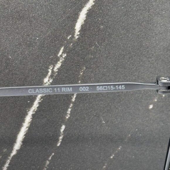 NEW SAINT LAURENT CLASSIC 11 RIM 002 BLACK AVIATOR SUNGLASSES SAINT LAURENT - Picture 9 of 11